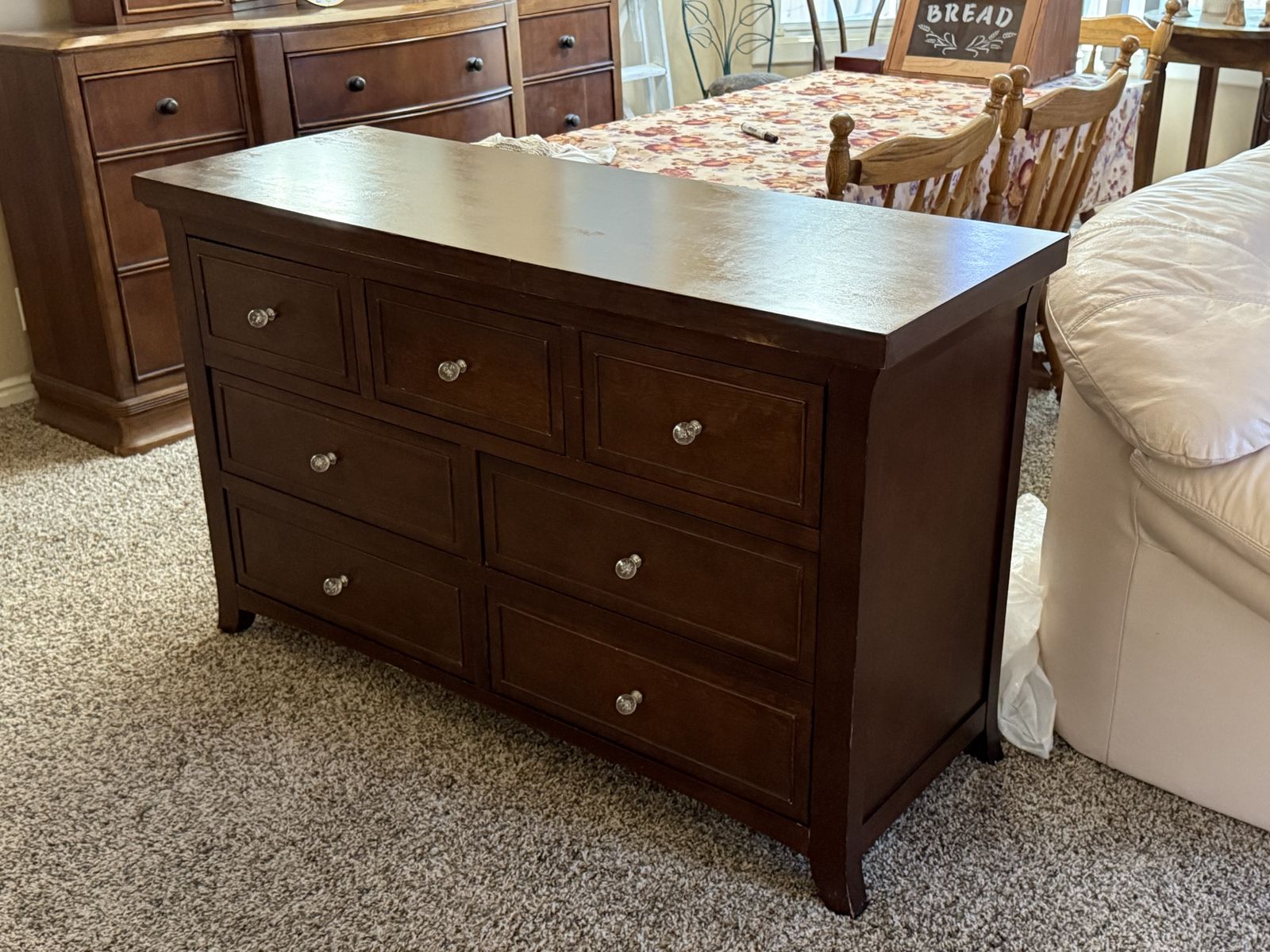 Very nice solid well built dresser.