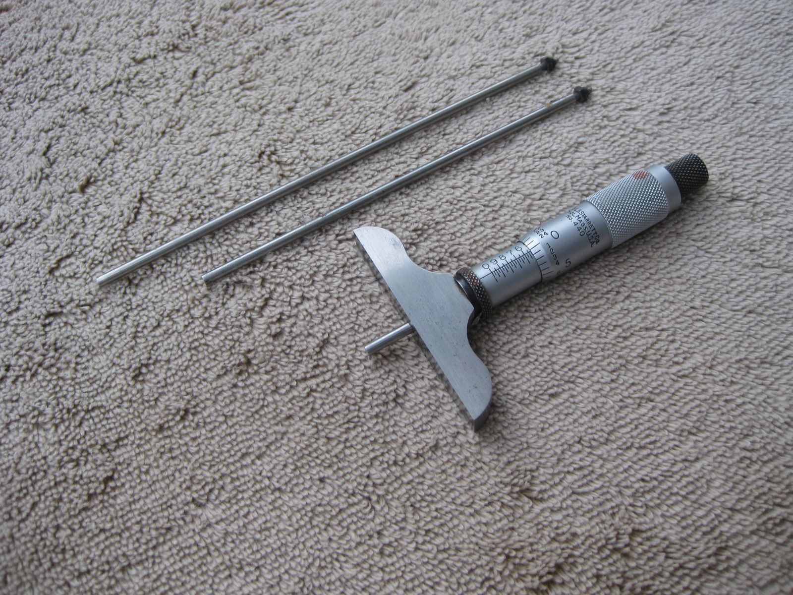 Starrett 0-3" Depth Micrometer