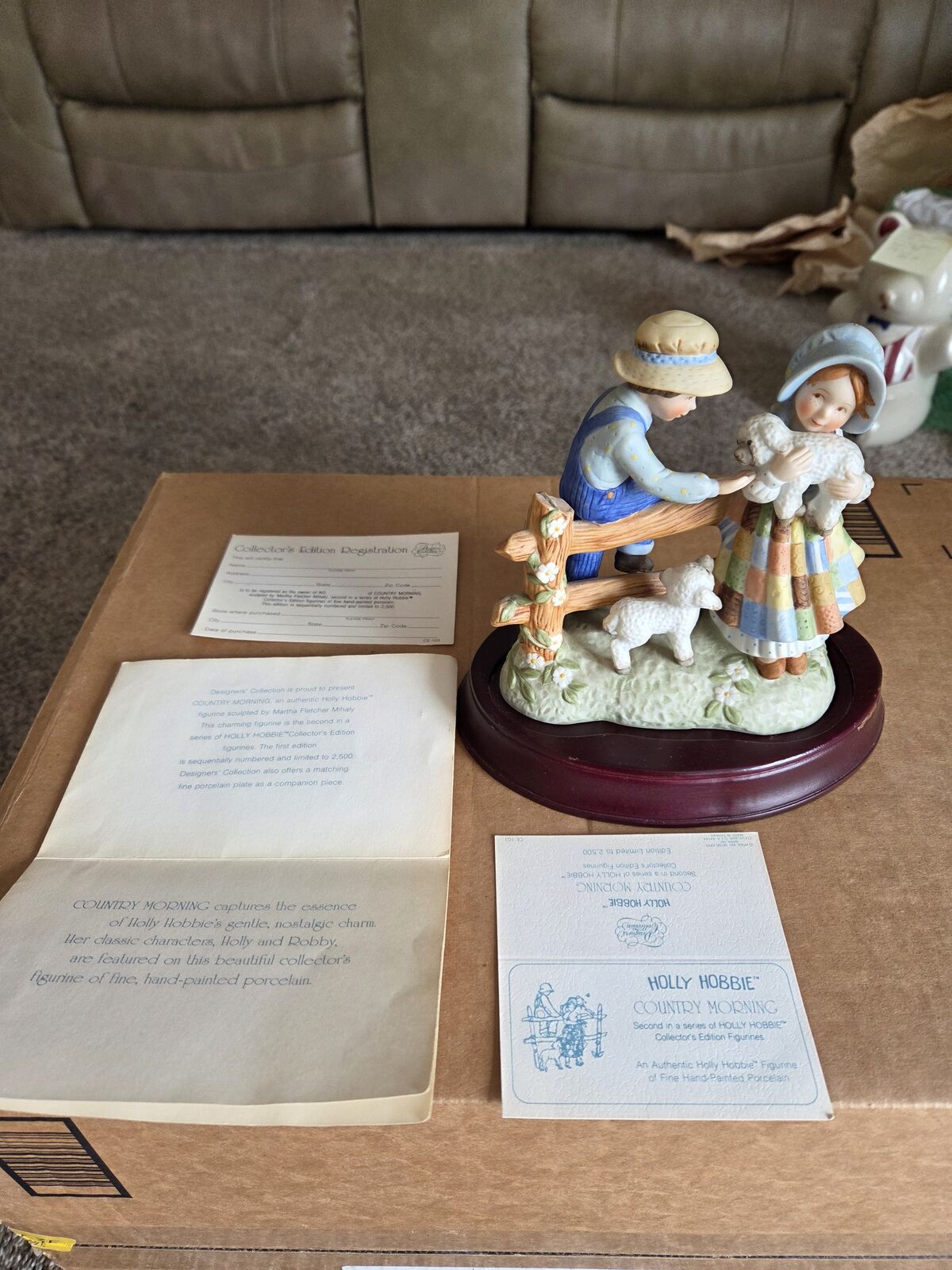 Holly Hobbie Limited Edition Figurine 1982