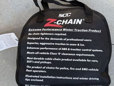$95 msrp. SCC Z-Chain Z-575 Extreme Performance Winter Traction Cable Chains