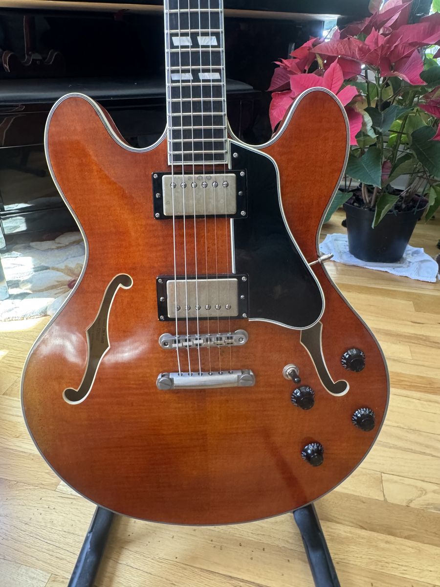 Eastman T59 Vintage Amber Semi-Hollow Body