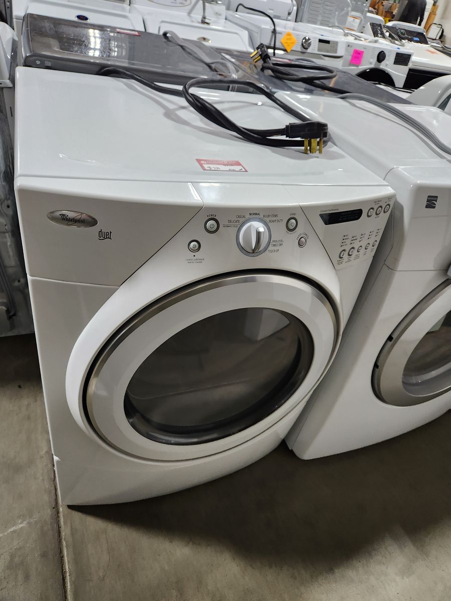 GREAT WHIRLPOOL DUET FRONTLOAD ELECTRIC DRYER! W-WARRANTY