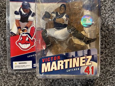 Victor Martinez Catcher #41 MLB Baseball Action Figure in Original Packaging, Cleveland Indians
