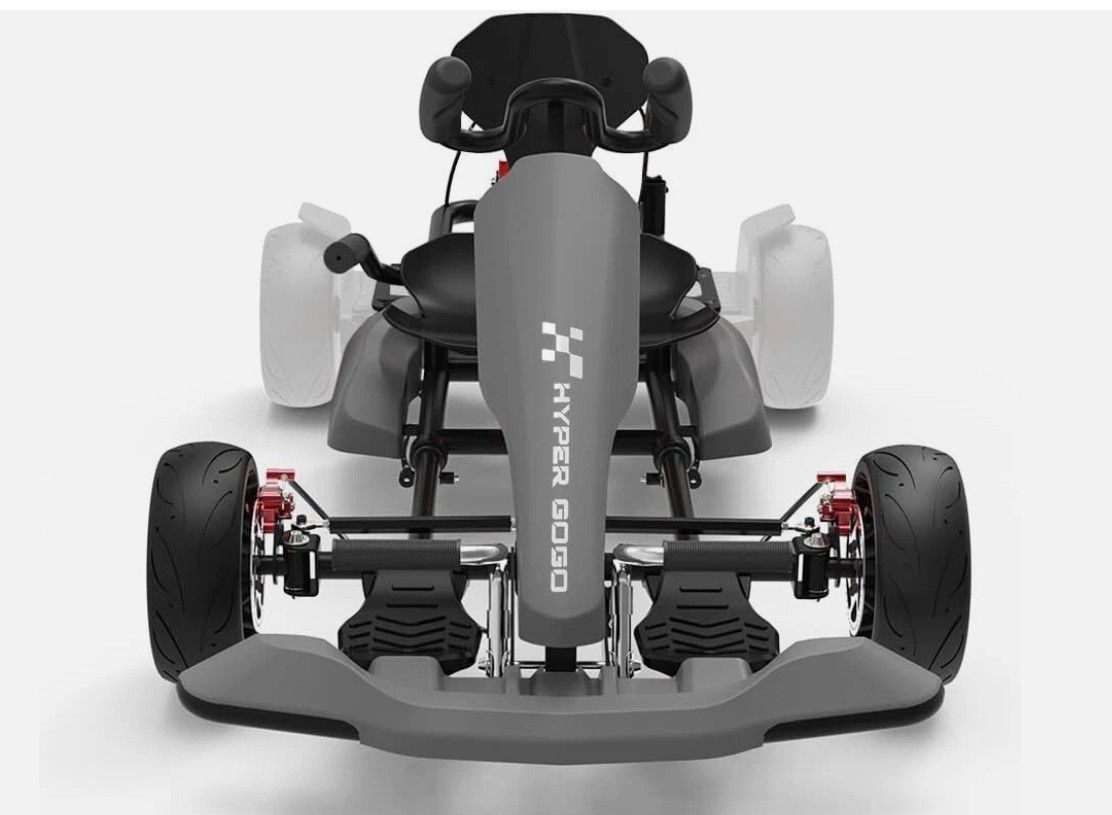 Hyper GoGo GoKart Kit Compatible with All Hoverboards Deep Grey