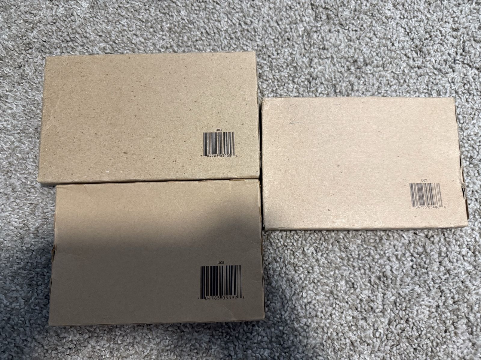 Unopened United States mint sets coins, 2003, 2007, 2008.