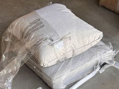 Patio Furniture Cushions - one set of bottom and back cushions