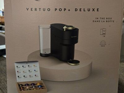 Brand New Nespresso Vertuo Pop+ Deluxe by Breville - Factory Sealed!