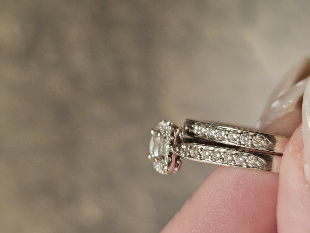 Leo Dimond Bridal Set