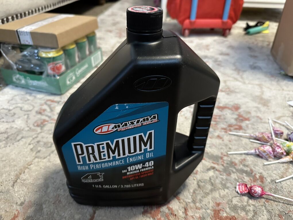 Maxima Motorcycle Oil 10 40 10w40 Gallon