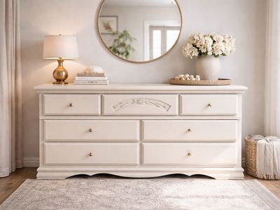 Solid Oak 7-Drawer Dresser – Furniture Traditions