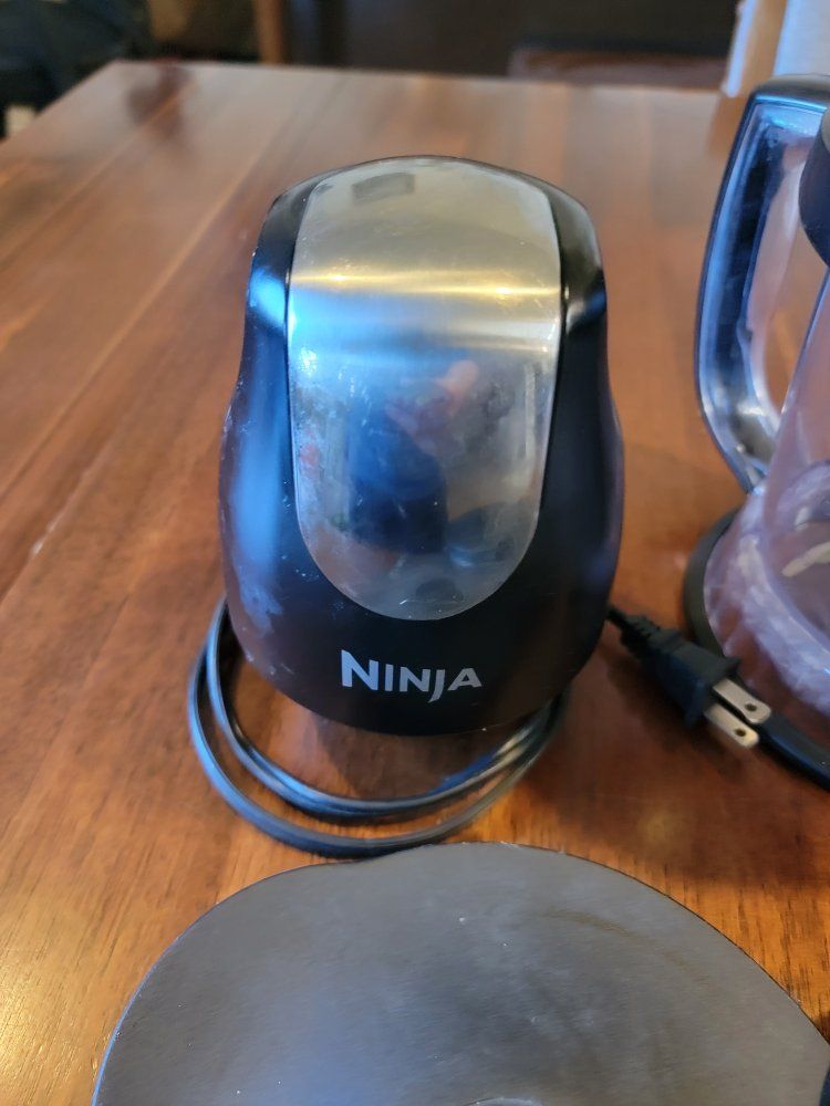 Ninja Food Chopper Blender Power Pod with 3 Cups & 2 Blades - Black/Silver