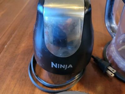 Ninja Food Chopper Blender Power Pod with 3 Cups & 2 Blades - Black/Silver