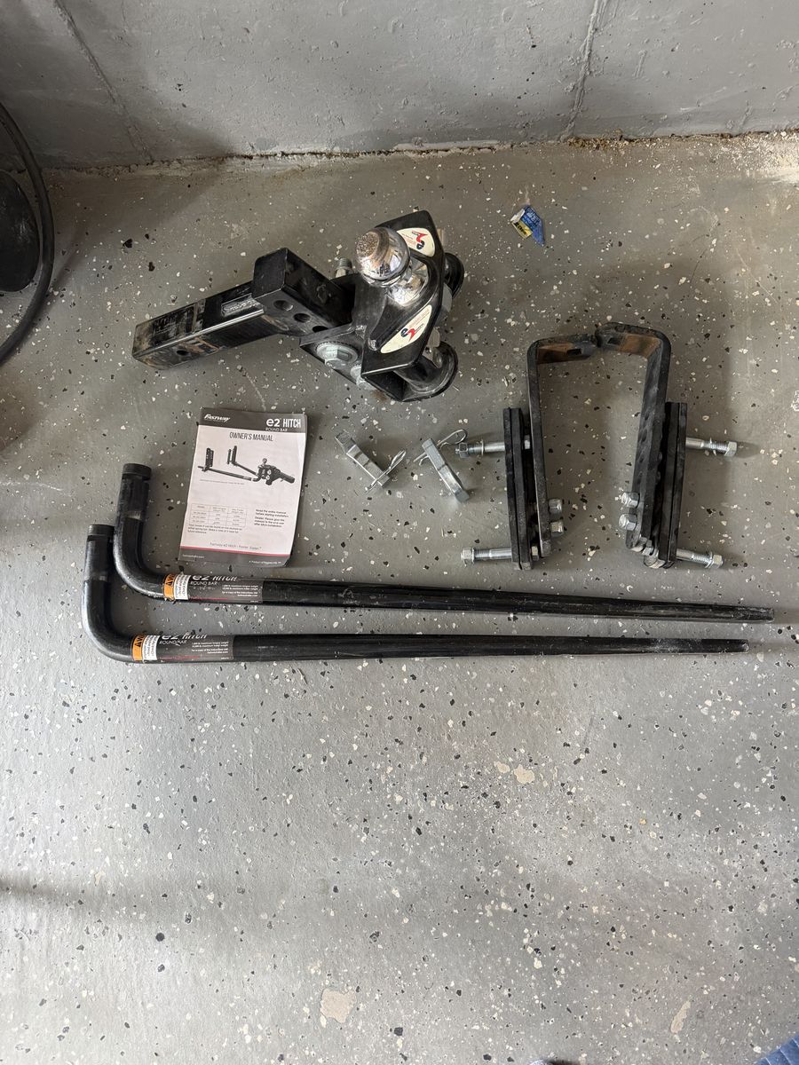 Fastway e2 Hitch Round Bar Weight Distribution Hitch - 94-00-1000, 1000lb TW, 10000lb GTW