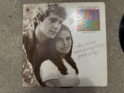 Original Soundtrack Of Love Story 1970 PAS-6002 Vinyl 12'' Vintage