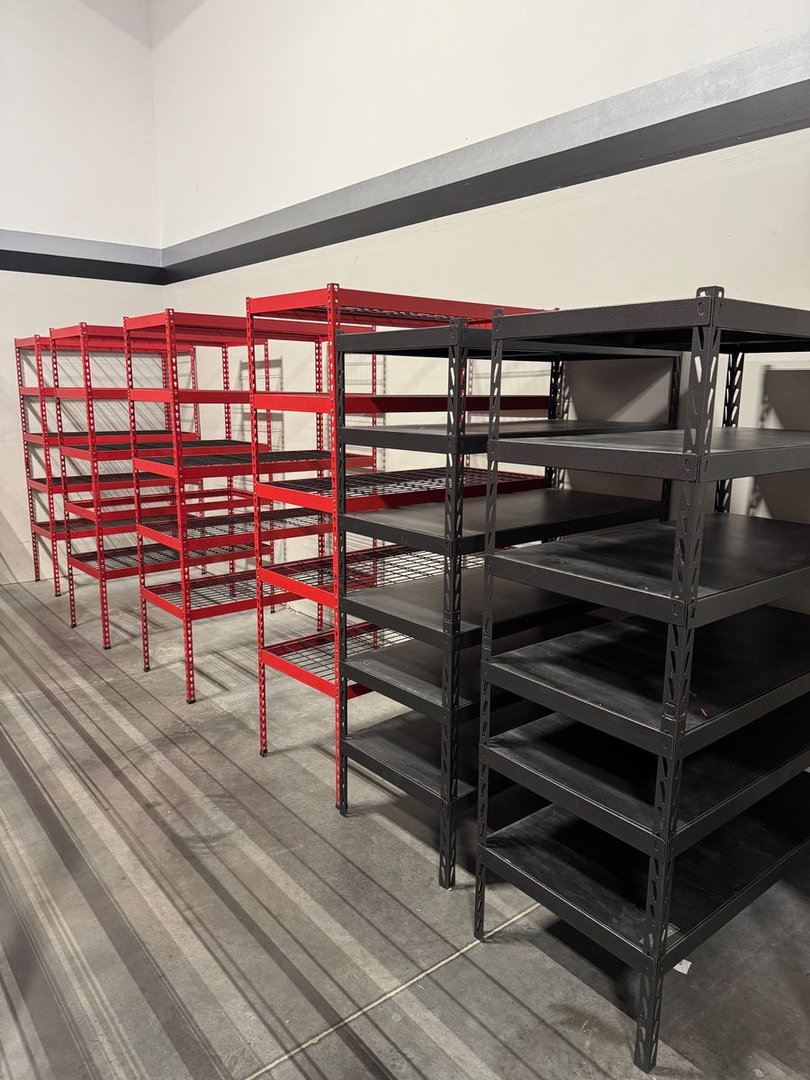 Assortment of Garage Shelving from American Fork Warehouse