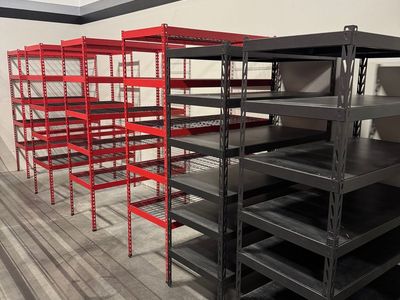 Assortment of Garage Shelving from American Fork Warehouse