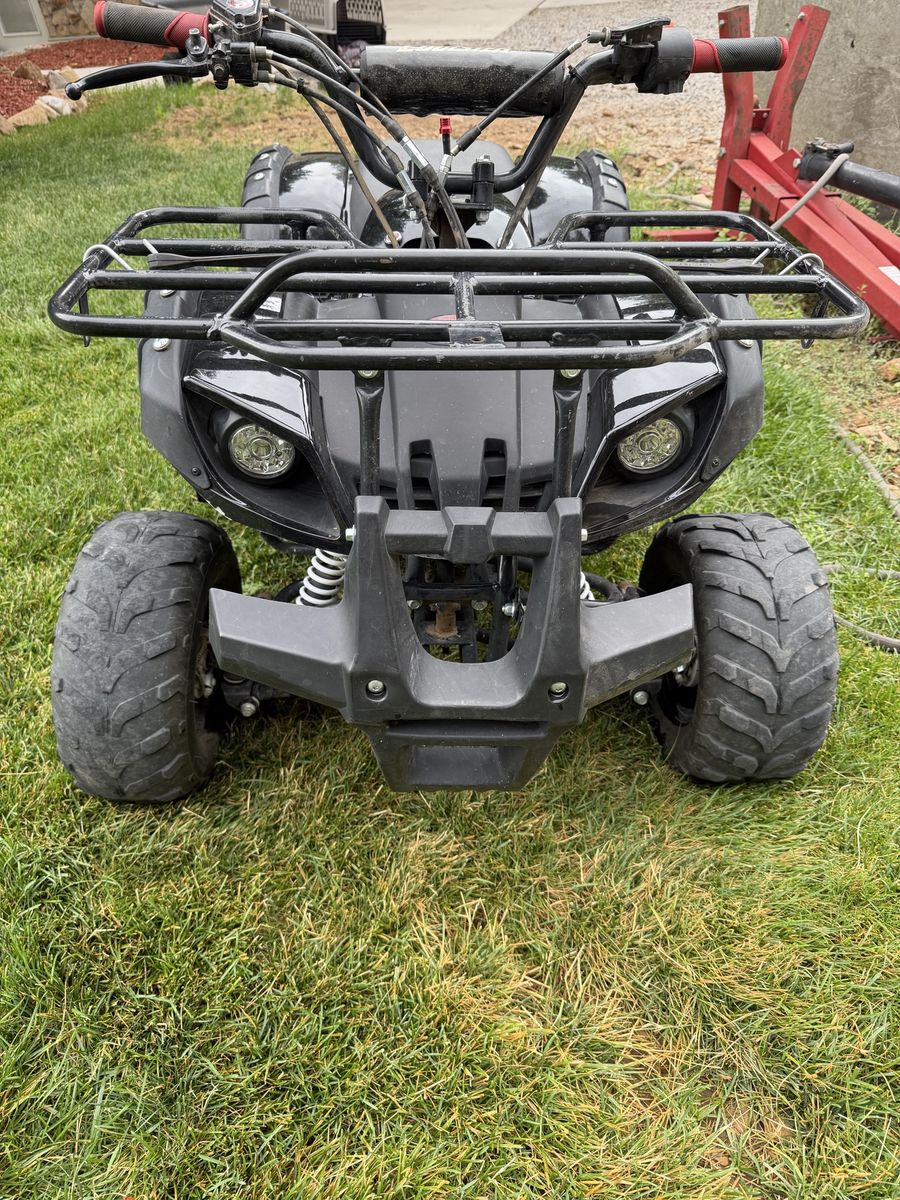 Black Youth Utility ATV Four Wheeler Quad