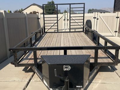 CB Trailers 7x14 Single Axle Utility Trailer - Side-by-Side / ATV