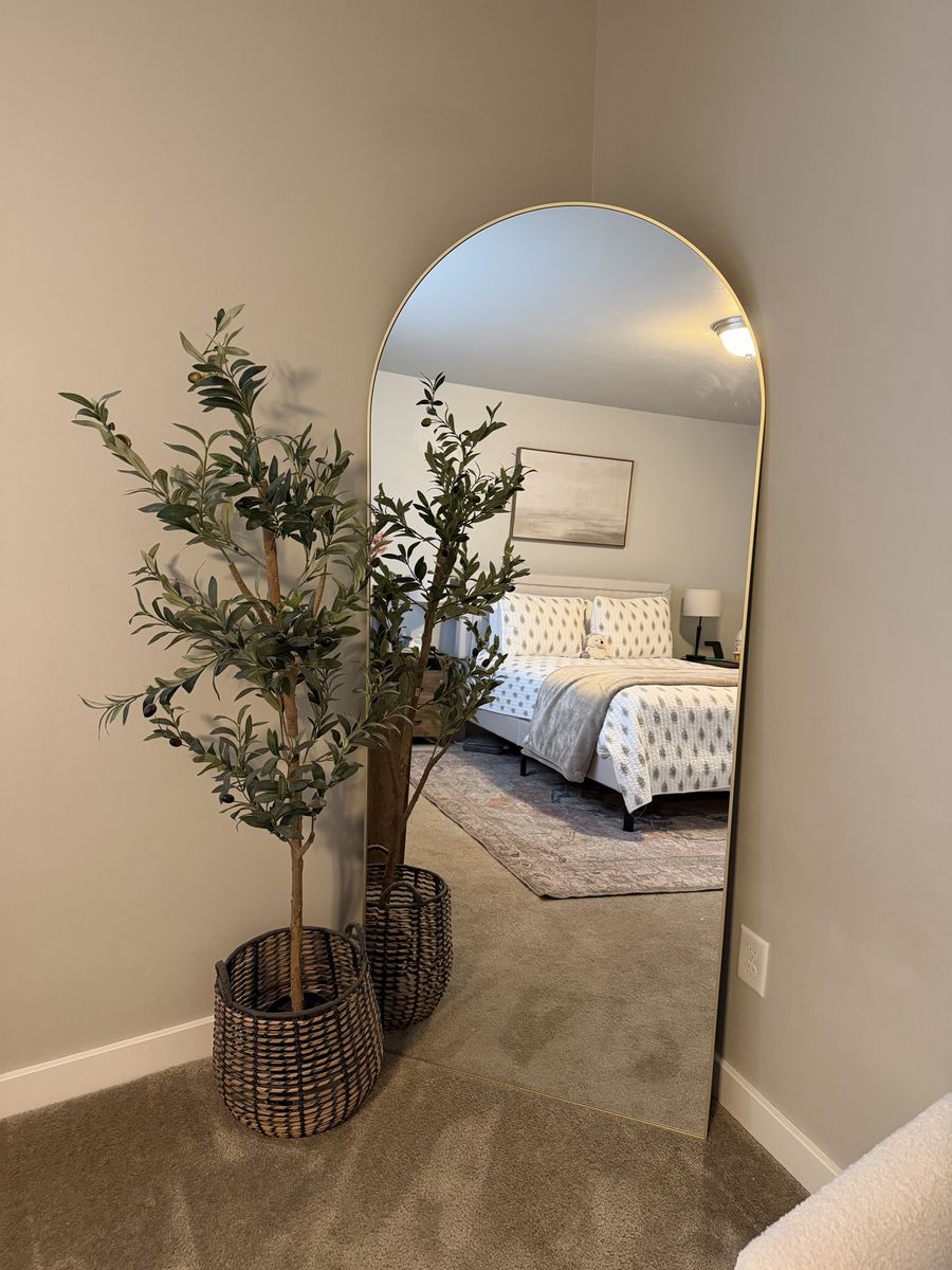 NEW 71" x32” Arched Full Gold Mirror