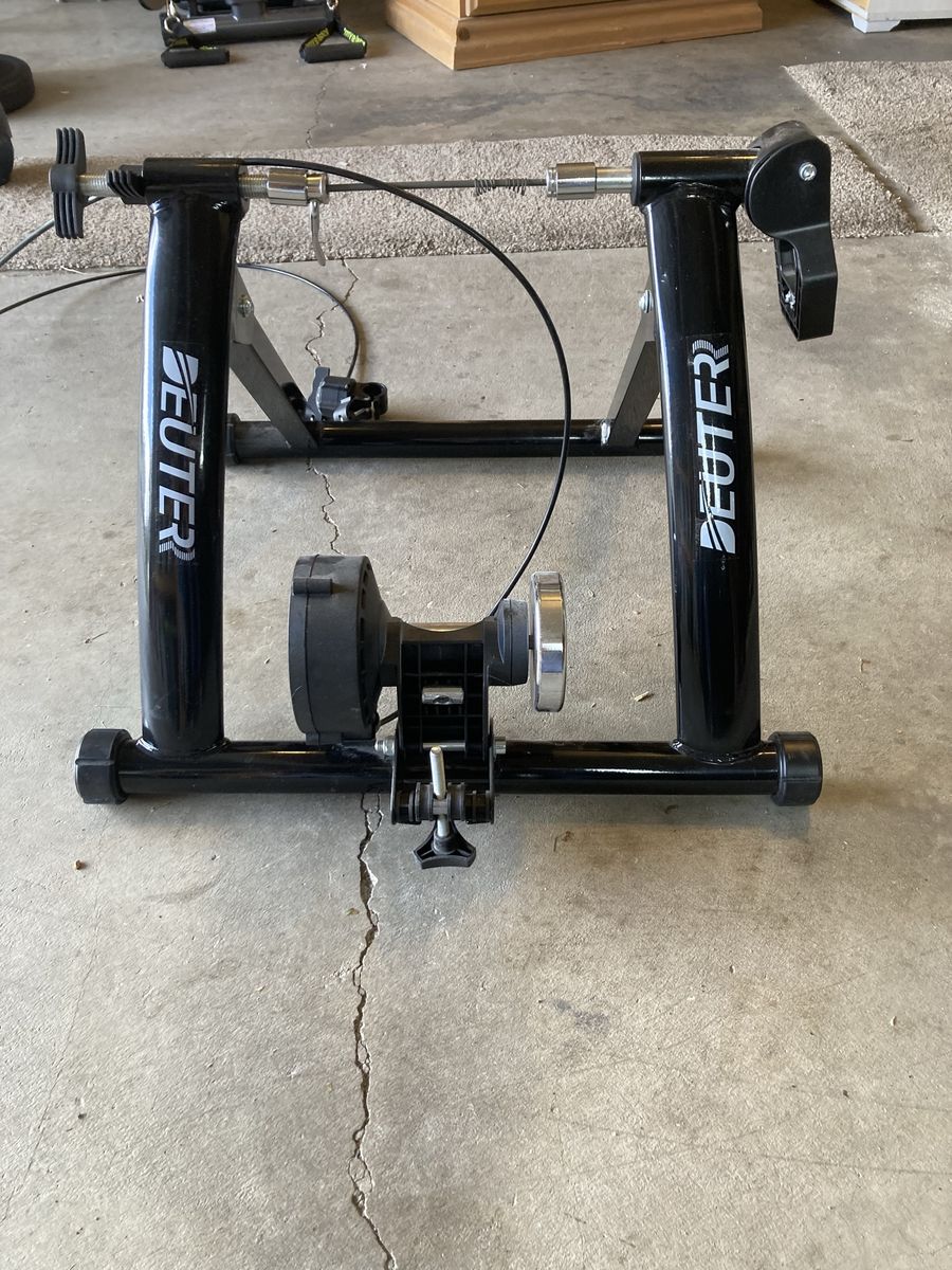 Deuter Indoor Bicycle Trainer Bike Stand Black, Used