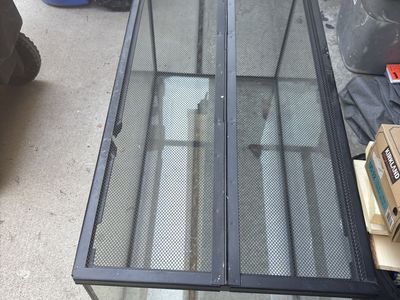 Large Glass Terrarium/Aquarium with Screen Top - Versatile Pet Habitat. Three different sizes available
