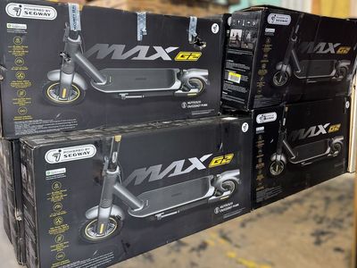 New Segway Max G2 Electric Scooters - Scratch and Dent