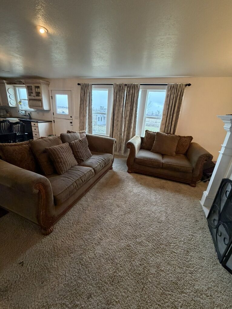 Large Couch, Small Couch And Love Seat Set
