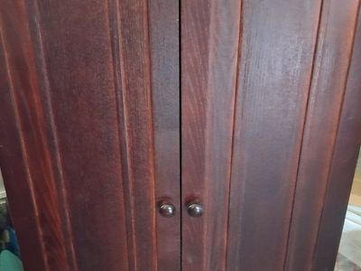 Cherry reversible door cabinet