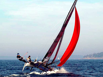 2005 Hobie Tiger Racing Sailboat