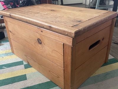 Beautiful Real Wood Chest/ Trunk Project
