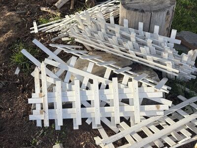 White Picket Fence Pieces