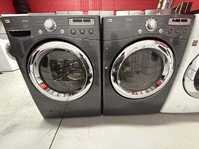 Matching Dark Grey Ultra Capacity, Lg Washer & Dryer Set!(STACKABLE!)