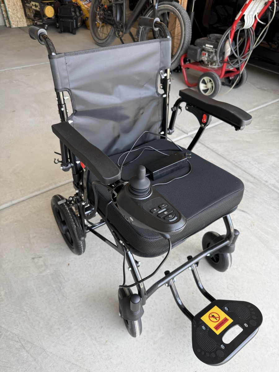Motorized Wheelchair, Essentially Brand-New!