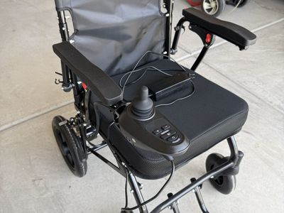 Motorized Wheelchair, Essentially Brand-New!