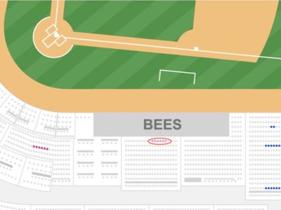 Front row Bees tickets Sunday 9/13/2026
