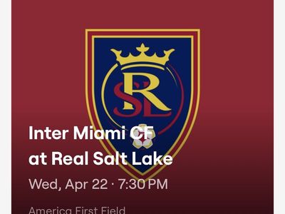 RSL vs Inter Miami (Messi!!) 2 tickets lower section, amazing price for great tickets!!
