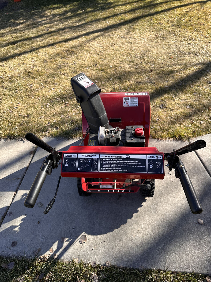 Craftsman Snowblower - $290 firm - Heber