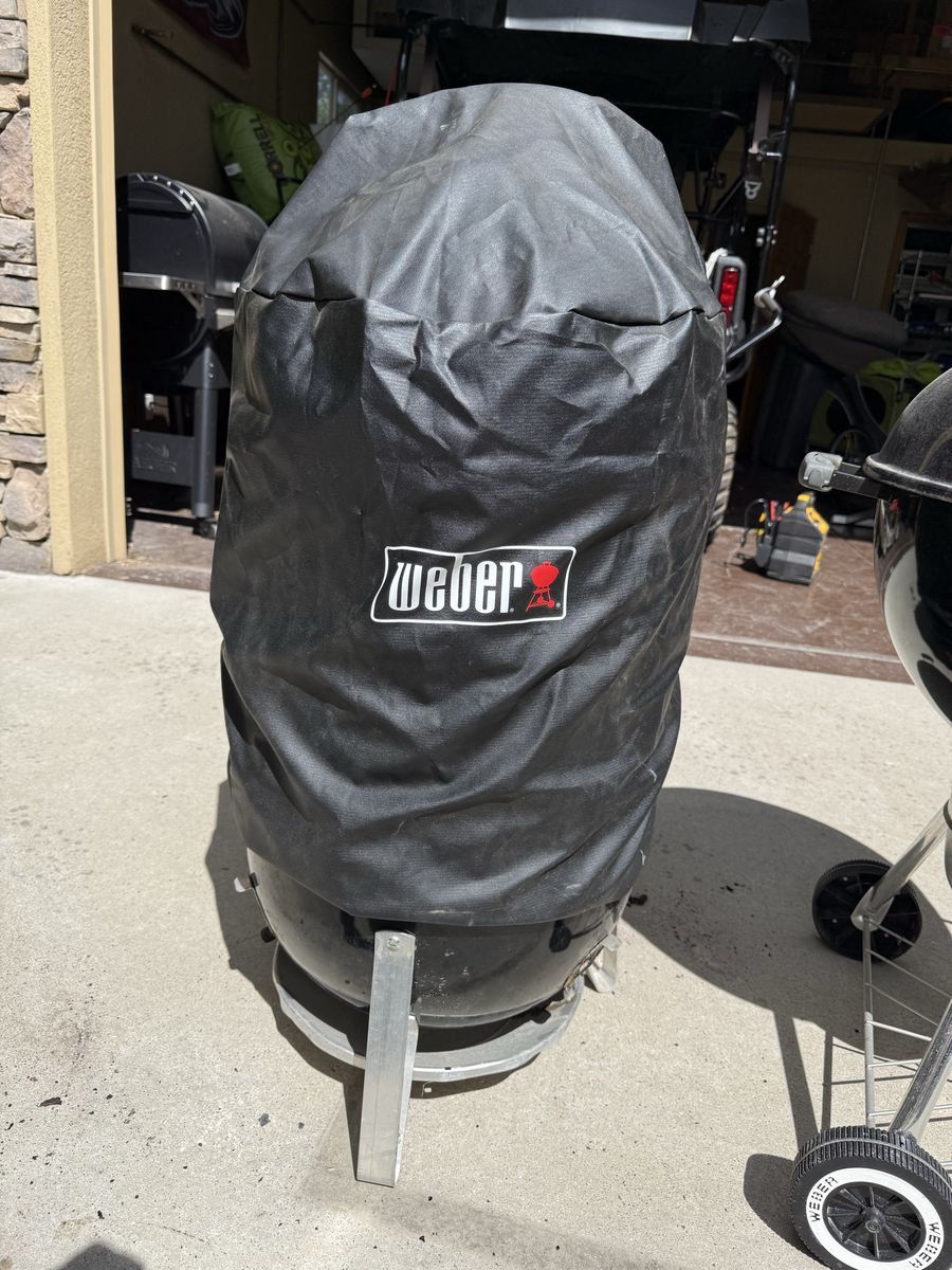 Weber Smoker with cover