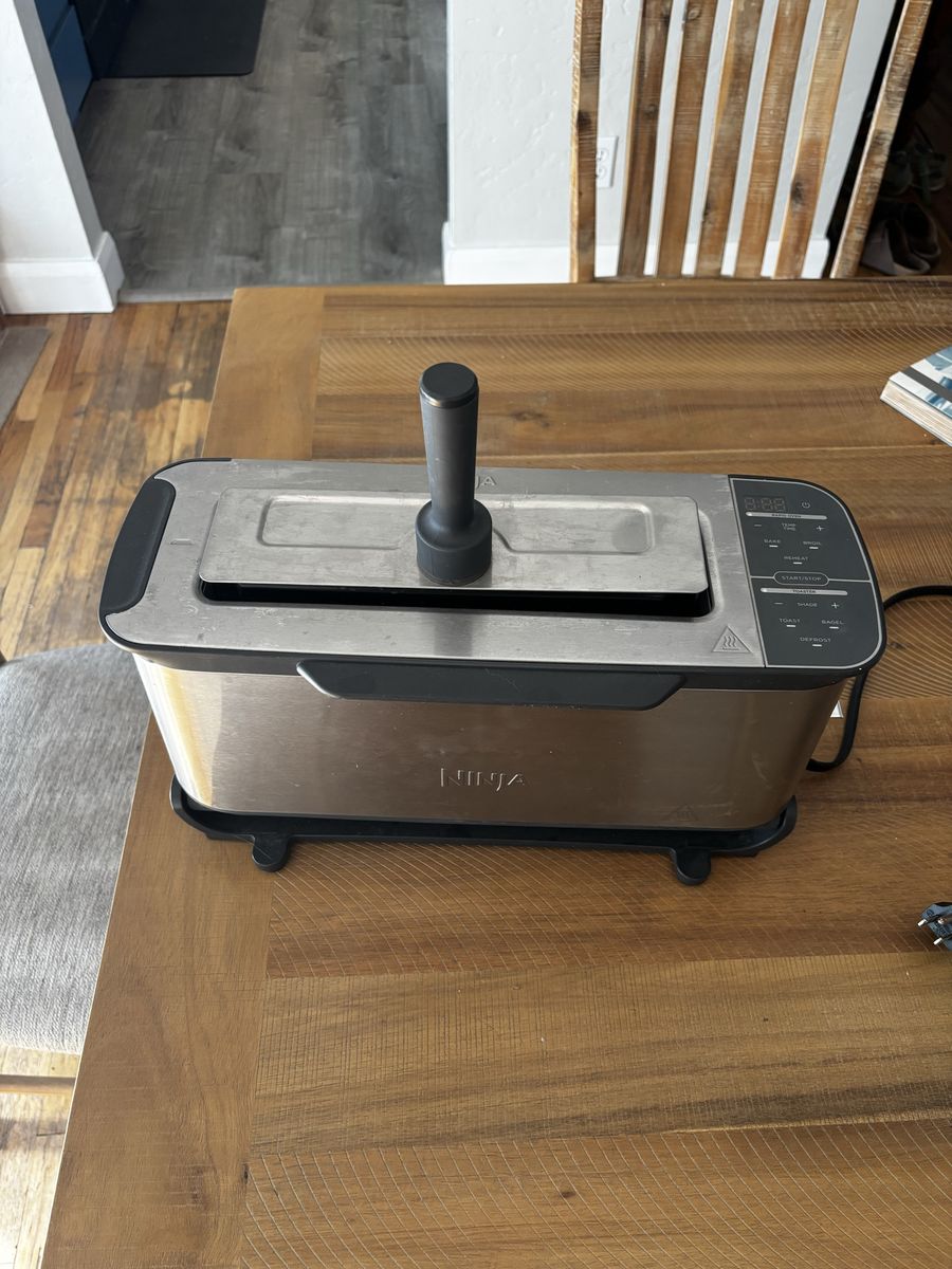 Ninja Foodi 2-in-1 Flip Toaster Smart Oven ST101 - Stainless Steel Countertop Appliance