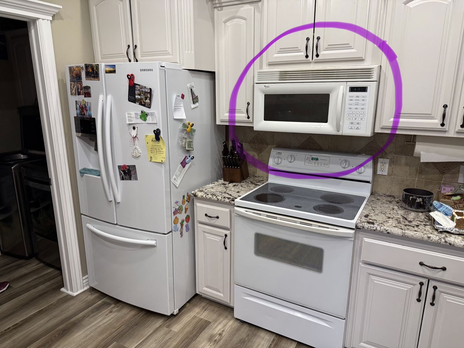 White Microwave