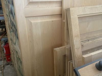 Assorted Solid Wood Unfinished Kitchen Cabinet Doors & Fronts