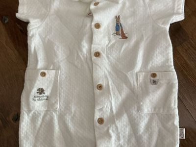The world of Beatrix Potter premium collection baby outfit embroidered 3 months