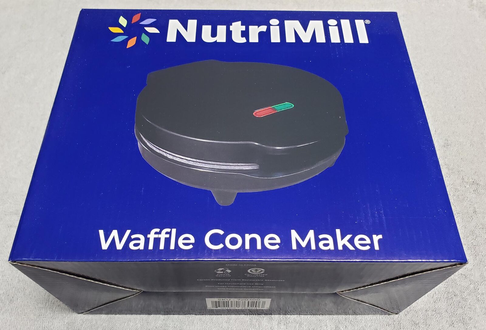 Nutrimill Waffle Cone Maker - NEW in Box