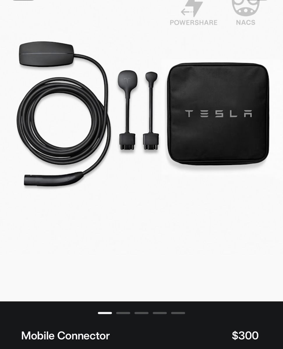 Tesla Mobile Connector – Brand New, Never Opened