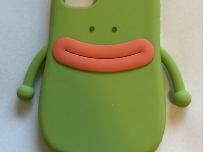 Fun Green Frog iPhone Case - Silicone, Cute Design