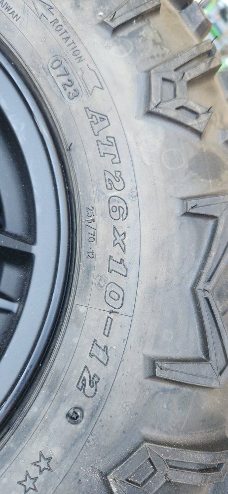 BRAND NEW 26x10-12 4/110 BOLT PATTERN