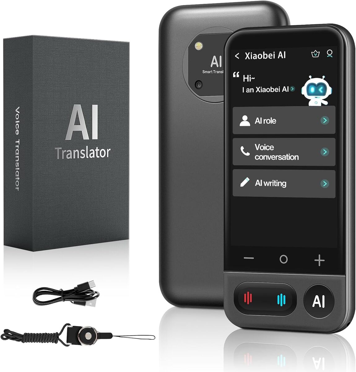 NEW FancyDove AI Assistant Device with Lifetime Access - No Subscription Needed for Language Learning, Translation & AI Writing