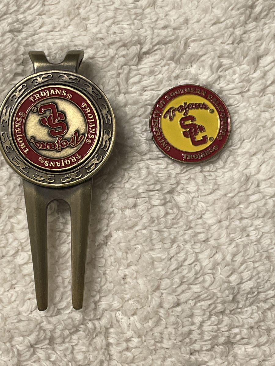 Univ of Southern Cal Trojan Ball Marker/Divot Tool