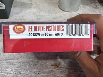40 S&W 4 die reloading set.