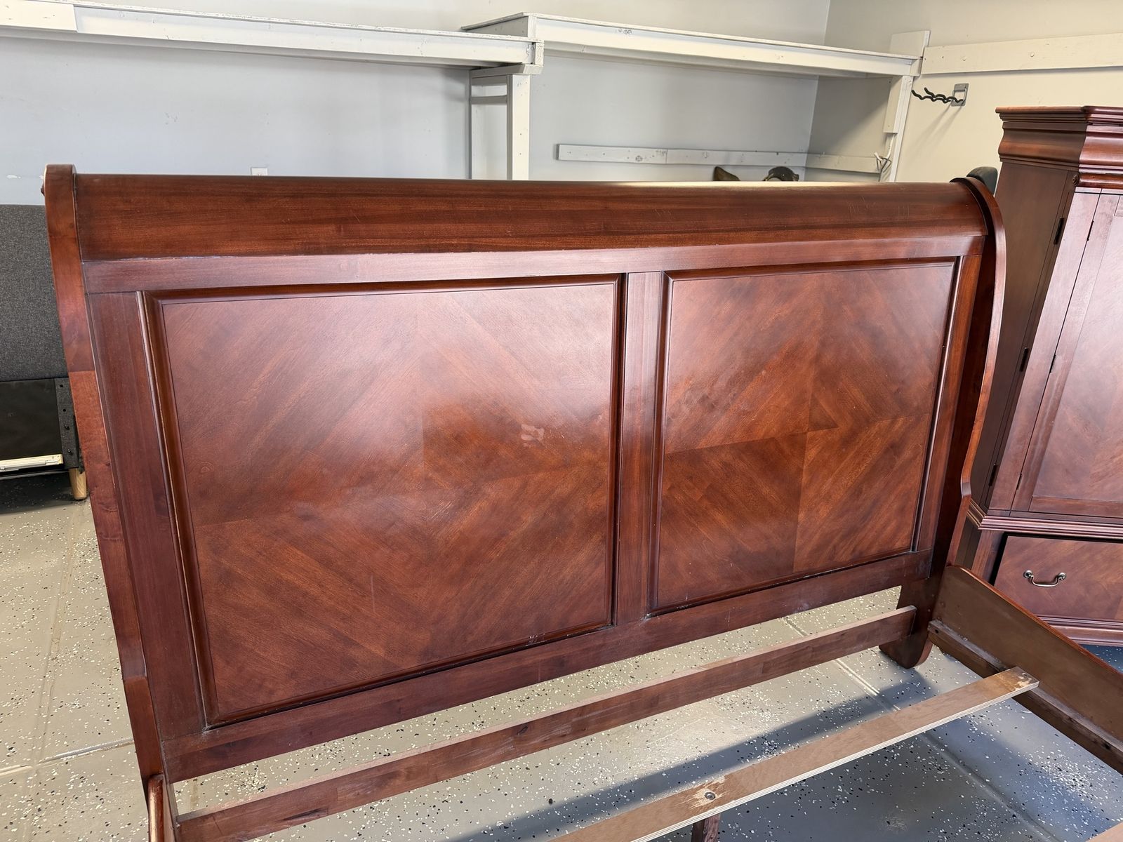 Solid wood king bedroom set